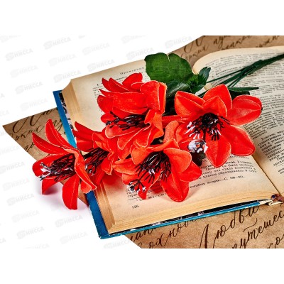 Букет лилий 6голов микс А-63 42508 *2/40