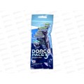 DORCO РACE3  TRC200BL одноразовый станок (4 шт) 3 лезвия, плав. головка, увл. полоса *12/144