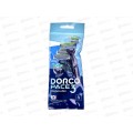 DORCO РACE3  TRC200BL одноразовый станок (4 шт) 3 лезвия, плав. головка, увл. полоса *12/144 DORCO РACE3  TRC200BL одноразовый станок (4 шт) 3 лезвия, плав. головка, увл. полоса *12/144