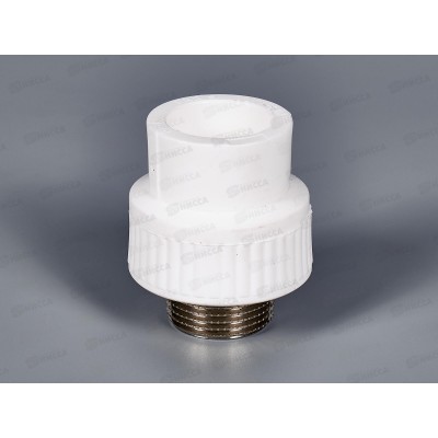 Муфта полипропилен комбинированная наружная резьба DN32*1 Aqualink, 03590 *10/60 Муфта полипропилен комбинированная наружная резьба DN32*1 Aqualink, 03590 *10/60