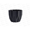 Кашпо &quotГеометрия&quot 0,8л Антрацит КШ-4122 *27