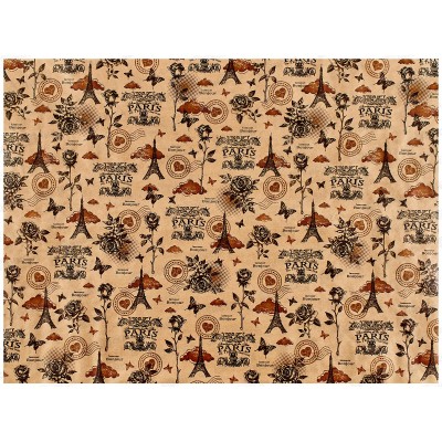 Бумага Крафт 0,7*1м Париж *50