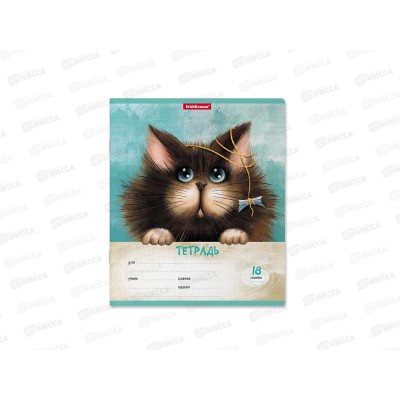 Тетрадь 18листов линия ПОЛИ Funny Cats, 54194*10/200 Тетрадь 18листов линия ПОЛИ Funny Cats, 54194*10/200