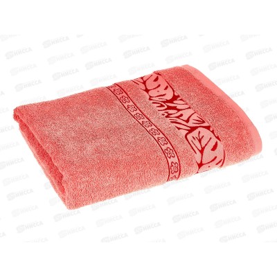 Полотенце махровое 70*140 Камея 01-051 коралл