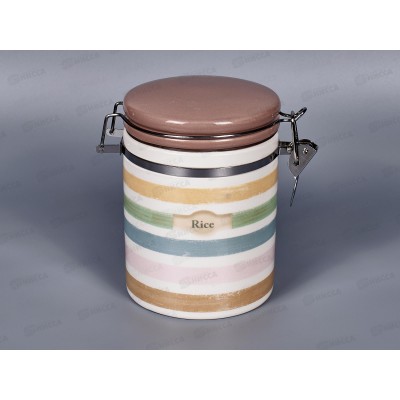 Банка Полосы 750мл с клипсой MFK07967 в подарочной упаковке Банка Полосы 750мл с клипсой MFK07967 в подарочной упаковке