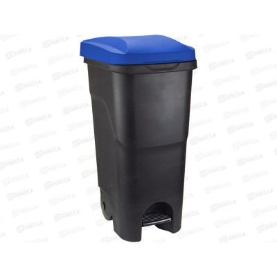 Бак 85л с педалью на колесах Синий М2399 *1 Бак 85л с педалью на колесах Синий М2399 *1