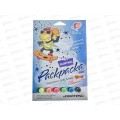 Набор Луч красок с блестками с раскрасками &quotСкейтеры&quot,31с 2071-08