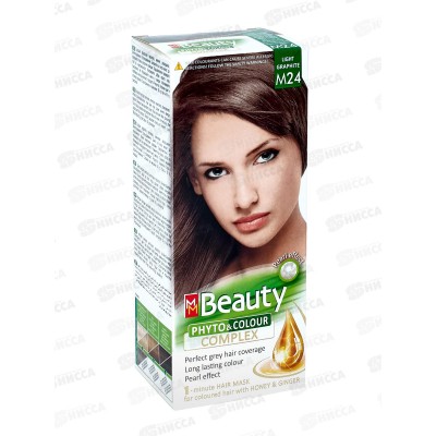 MM Beauty краска для волос M24 Светлый графит *20