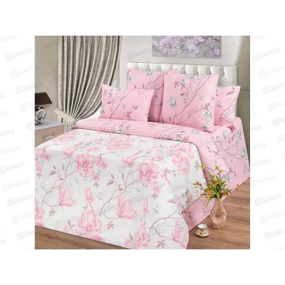 Комплект постельного белья Евро-1 Поплин Магнолия Комплект постельного белья Евро-1 Поплин Магнолия