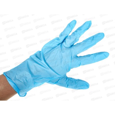 Перчатки Nitri MAX, нитриловые Голубые 3г L *1(50пар) 150 Марка