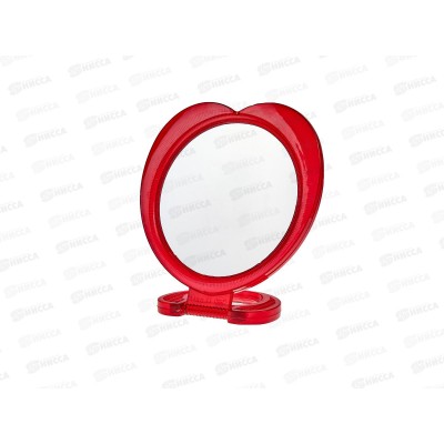 Зеркало настольное "Галантное" круг 16*16см микс 695-010