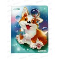 Дневник deVente Hey Corgi иск.кожа, объёмная аппликация 2022335