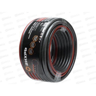 Шланг поливочный ПВХ усиленный премиум, пищевой 3-х слойный армированный 1/2, 25м