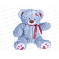 Медведь Кельвин 38см, МКЛ-50Д цвет-серый, с лентой Мила Медведь Кельвин 38см, МКЛ-50Д цвет-серый, с лентой Мила