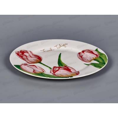 Тарелка Тюльпаны 19см MFK20346