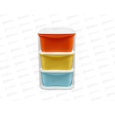 Комод 3-х секционный "Домовой" колор Ангарск (без ножек) *1 Комод 3-х секционный "Домовой" колор Ангарск (без ножек) *1