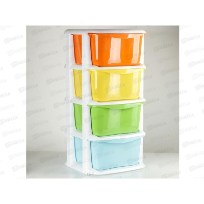 Комод 4-х секционный  &quotДомовой&quot колор Ангарск (без ножек) *1