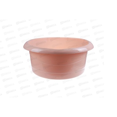 Таз 26л пищевой &quotВолна&quot бежево-розовый Ангарск *5