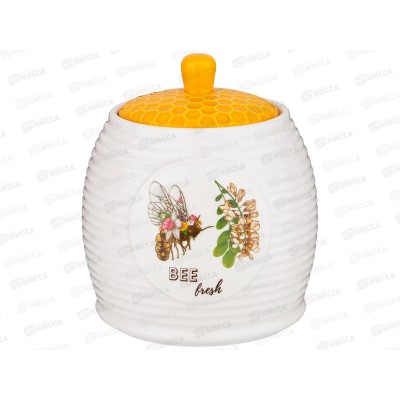 Банка с крышкой Lefard Honey Bee 14*13см 1000мл 151-201 *16 Банка с крышкой Lefard Honey Bee 14*13см 1000мл 151-201 *16