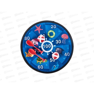 Дартс "Морские обитатели" на липучке (28см) Y12793245 (2 дротика, 2 шарика)  *96 Дартс "Морские обитатели" на липучке (28см) Y12793245 (2 дротика, 2 шарика)  *96