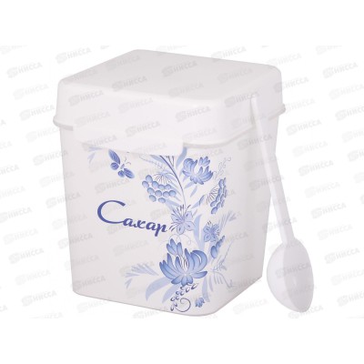 Емкость &quotШале&quot 1,2л (сахар) с ложкой М7808 *12