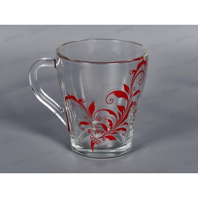 Кружка 250мл 1649-Д Криуль красный *12