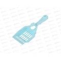 Совок для кошачьего туалета Мур-Мяу голубой М7856 *26 Совок для кошачьего туалета Мур-Мяу голубой М7856 *26