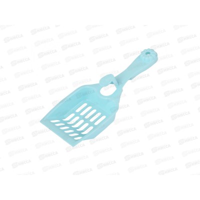 Совок для кошачьего туалета Мур-Мяу голубой М7856 *26 Совок для кошачьего туалета Мур-Мяу голубой М7856 *26