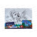 Холст для росписи 15*20см Пони, CANV15X20-MA6