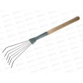 Грабли веерные проволочные цветочные оц. С-662/1 с черенком (Павлово)