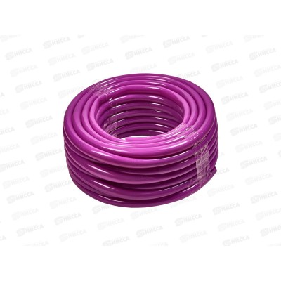 Шланг полив ПВХ однослойный 3/4" 18х22мм силик. Малина 25м 104759