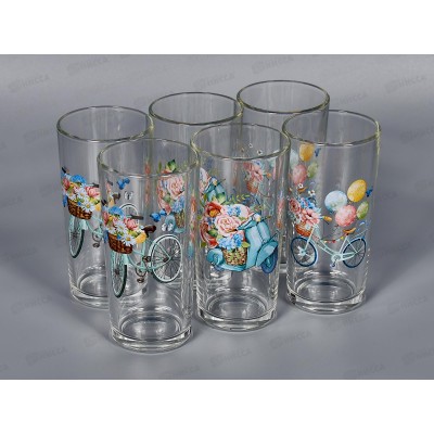 Набор стаканов &quotОда&quot (Романтика) 6шт. 230см3 1256