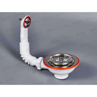 Чаша КС-11 из нержавейки для мойки 3 1/2 (круглый перелив) Чаша КС-11 из нержавейки для мойки 3 1/2 (круглый перелив)