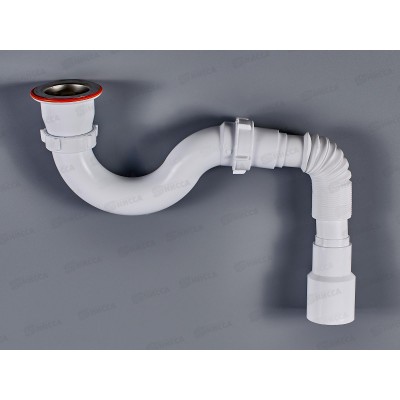 Сифон СД-О для душ. поддона округлый