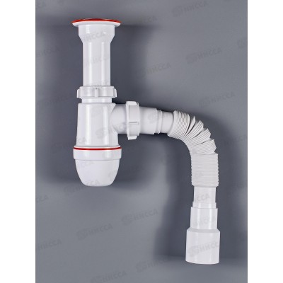 Сифон СУ-02 для умывальника (прикручивающийся)