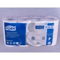 Бумага туалетная Tellus 2 слойная Premium (T4) 184листа, в спайке 8 штук, мягкая, 23м, 120320  *12