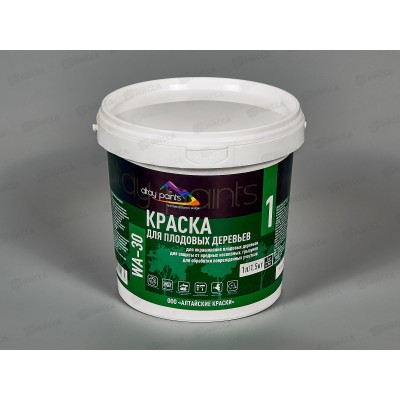 Краска для плодовых деревьев 1,5кг &quotALTAY PAINTS" WA-30  *8