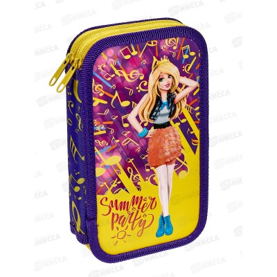 Пенал ПЧЕЛКА 2отд., Soft Летняя девчонка 190*105, ПО-901 *27