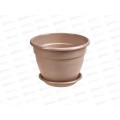 Горшок для цветов АНТИК 2,6л с поддоном Фраппе *32 Горшок для цветов АНТИК 2,6л с поддоном Фраппе *32