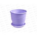 Горшок д/цветов Венеция 2л Лавандовый, D16, с поддоном  *28