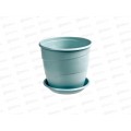 Горшок для цветов Венеция 2л Мята, D16, с поддоном  *28