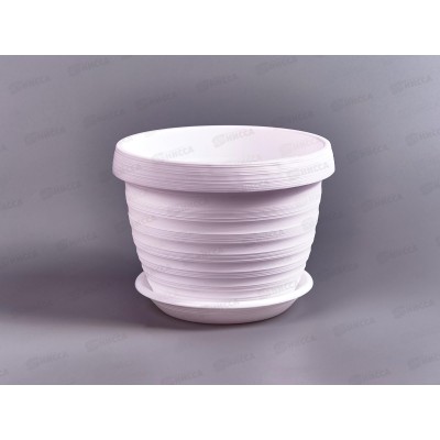 Горшок для цветов Толедо 2л Белый, D17 *23 Горшок для цветов Толедо 2л Белый, D17 *23