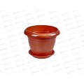 Горшок для цветов Фестона 2,1л Терракот, D19, с поддоном  *24