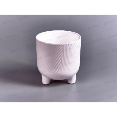 Горшок для цветов Фита 1,45л Белый (с вкладкой) д.13  *15