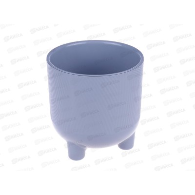 Горшок для цветов Фита 1,45л Серый муссон (с вкладкой) д.13  *15