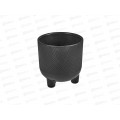 Горшок для цветов Фита 1,45л Черный (с вкладкой) д.13 *15 Горшок для цветов Фита 1,45л Черный (с вкладкой) д.13 *15