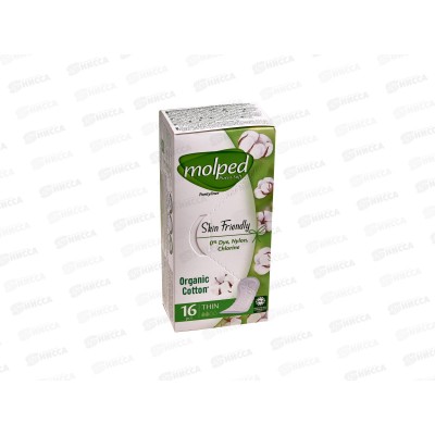 Molped прокладки Daily care pure&soft ежедневные 16шт 4609 *24