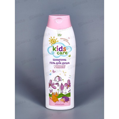 IRIS Kids Care Шампунь-гель детский 2в1 Ромашка и Лаванда 400мл *12