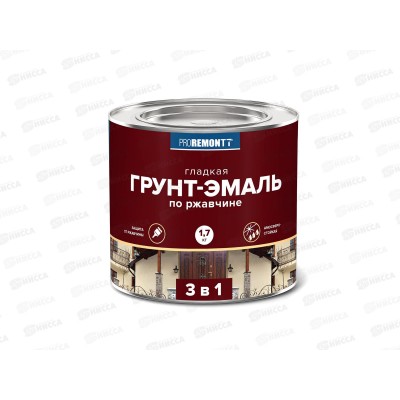 Грунт-эмаль 3в1 PROREMONTT быстросохнущая белая мат 1,7кг до 09.25 *3/264