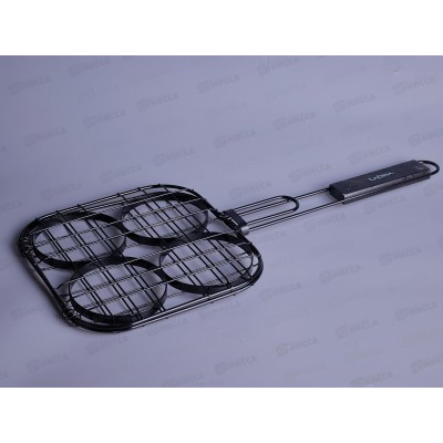 Решетка для гриля LADINA 22х20см а/п для гамбургеров 40036 *24 Решетка для гриля LADINA 22х20см а/п для гамбургеров 40036 *24